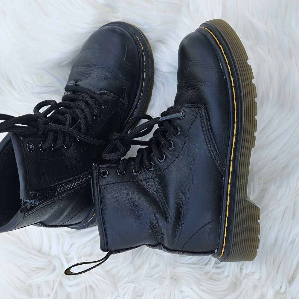 Dr. Martens Black Kids Boots